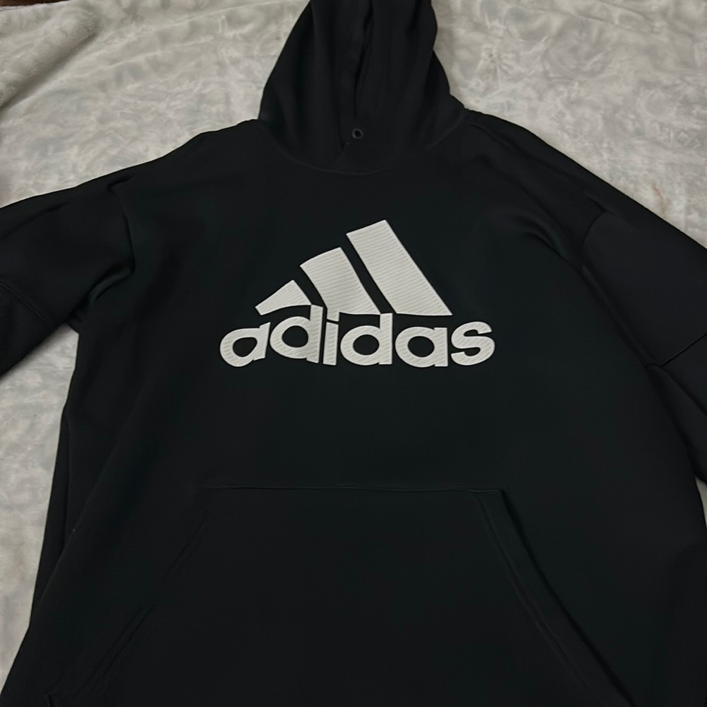black adidas hoodie